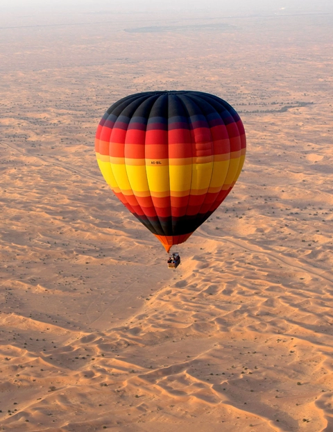 Montgolfière à Dubai